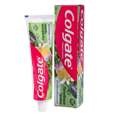Зубная паста Colgate, 100 мл, лечебные травы отбеливающая